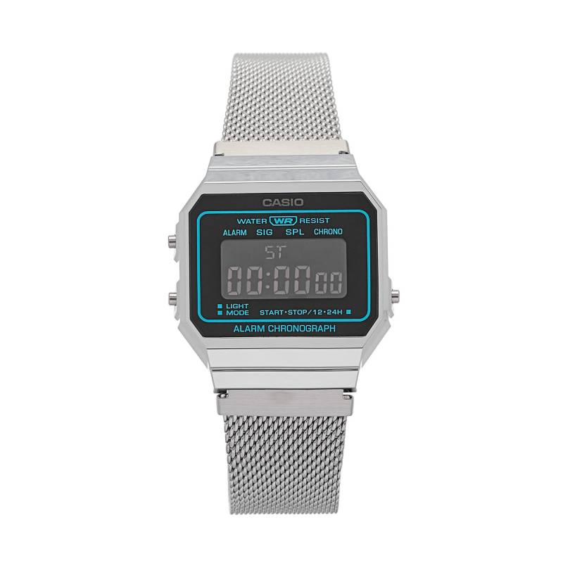 Uhr Casio A700WEMS-1BEF Silberfarben von Casio