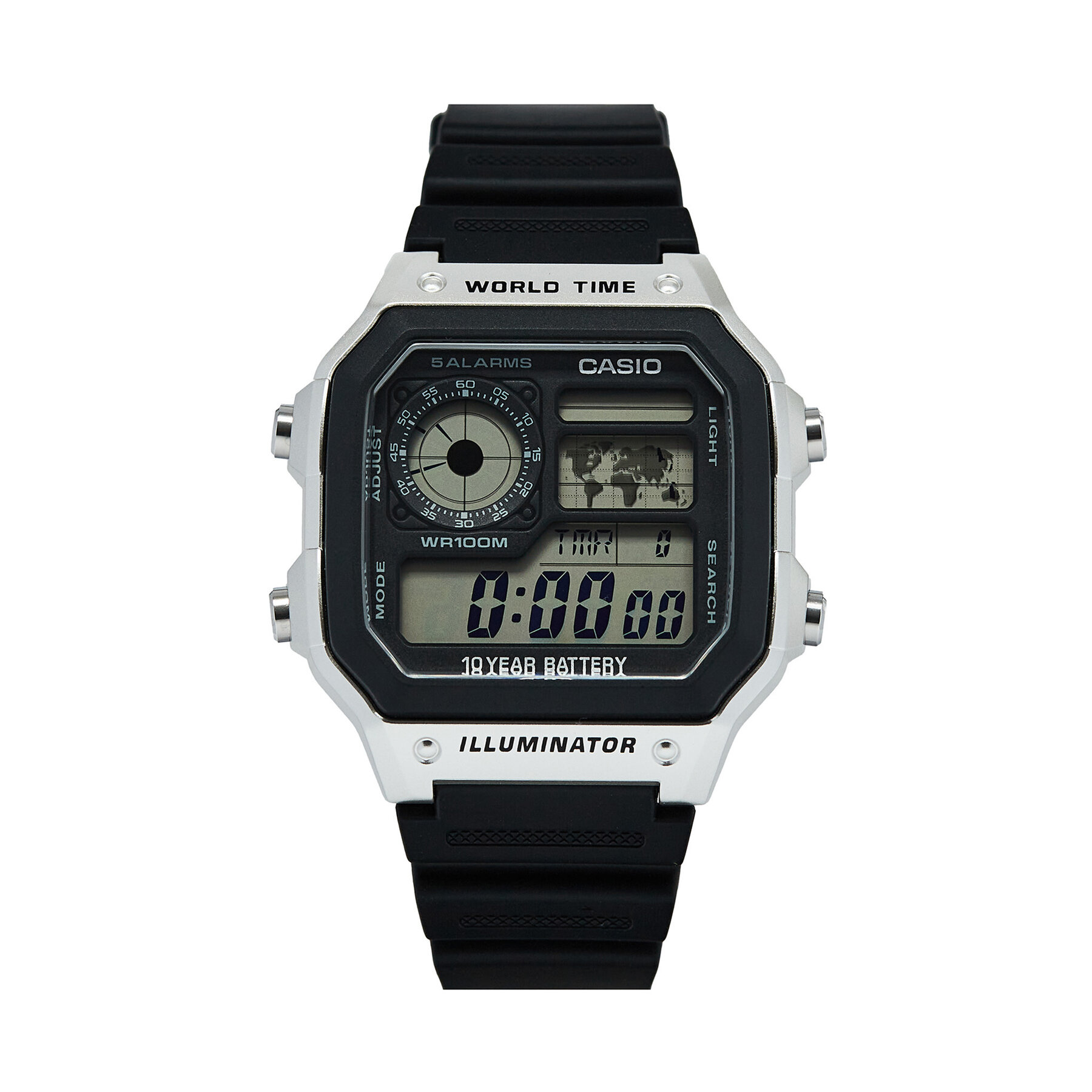 Uhr Casio AE-1200WH-1CVEF Black/Silver von Casio