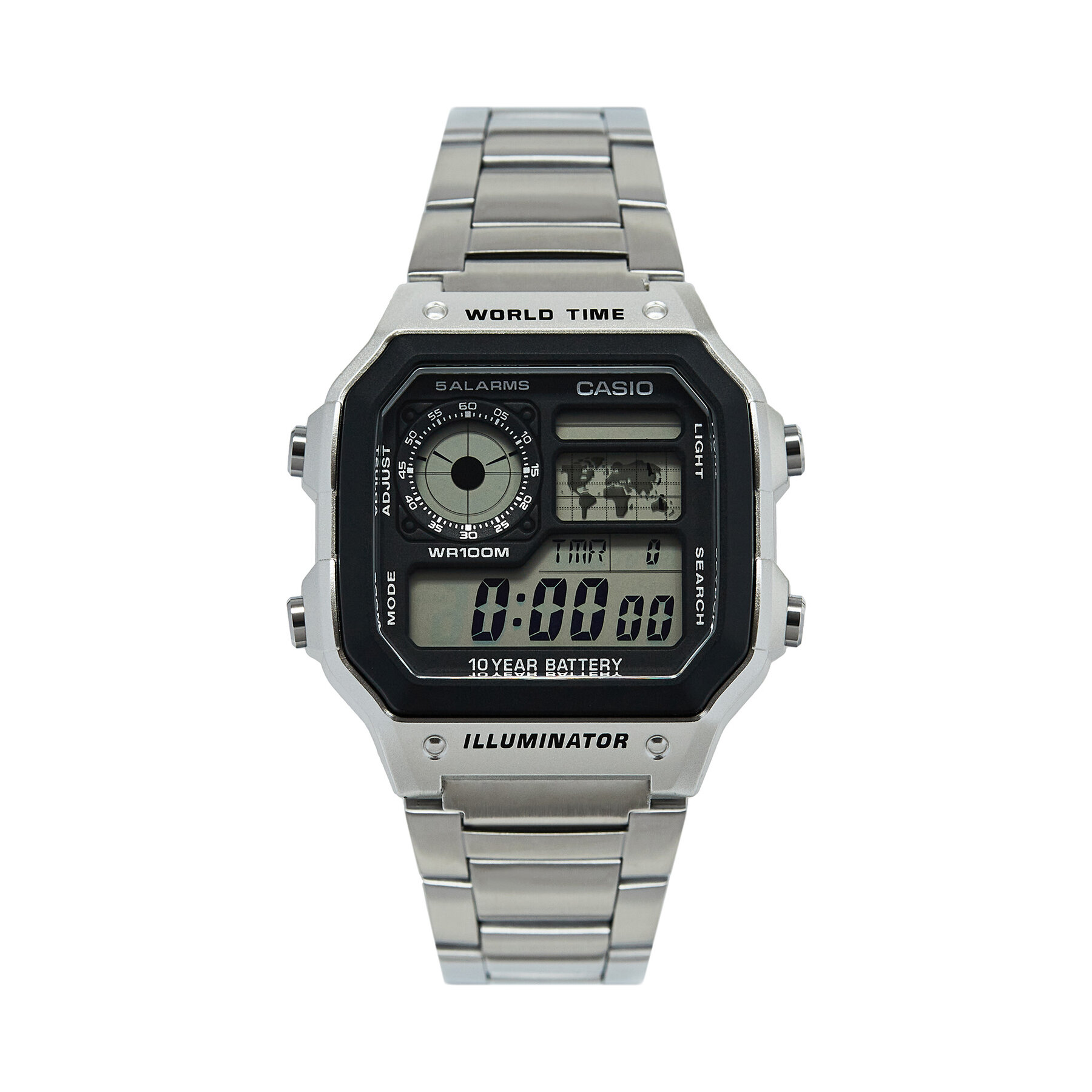 Uhr Casio AE-1200WHD-1AVEF Silver/Silver von Casio