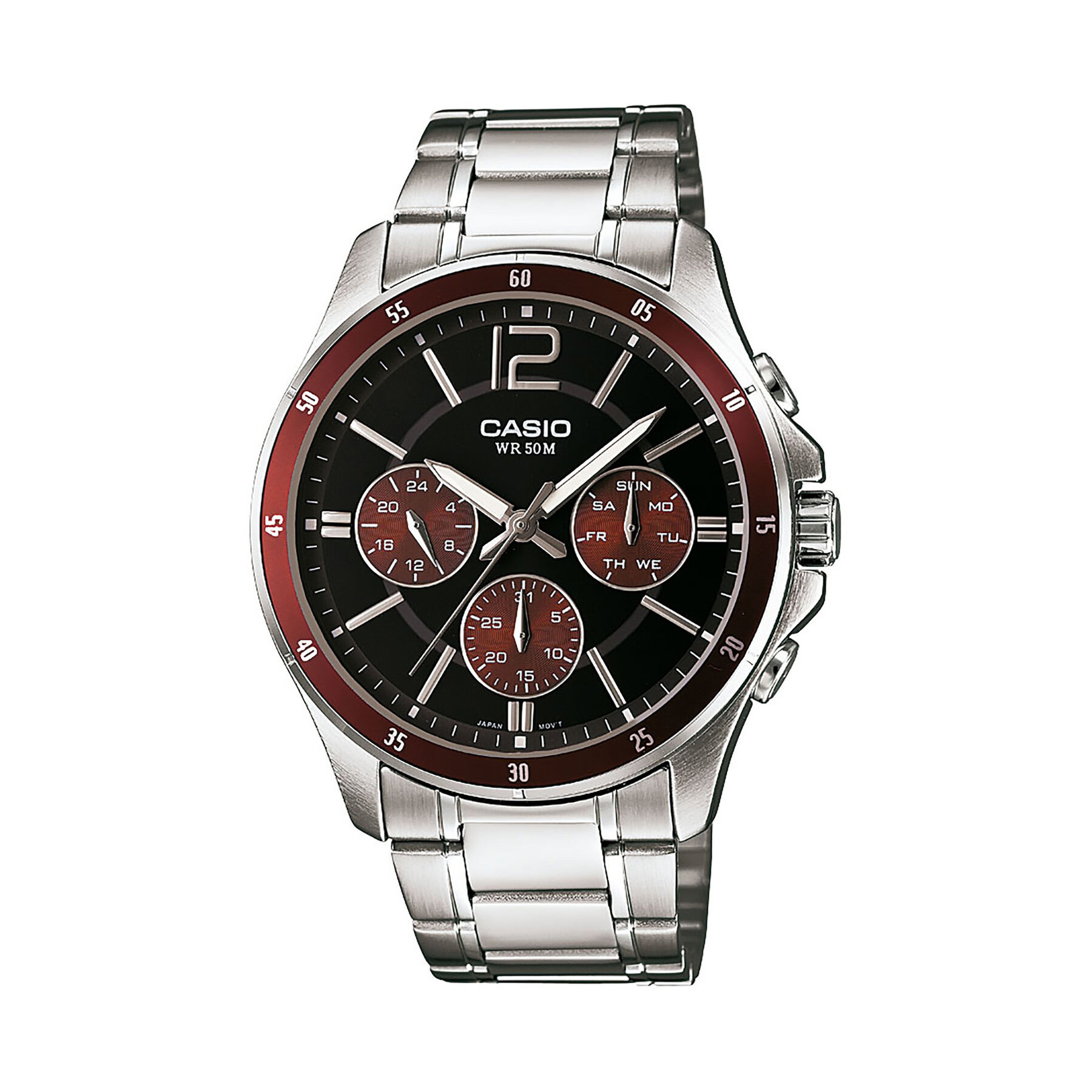 Uhr Casio MTP-1374PD-5AVEF Silberfarben Uhr Casio MTP-1374PD-5AVEF Silberfarben von Casio