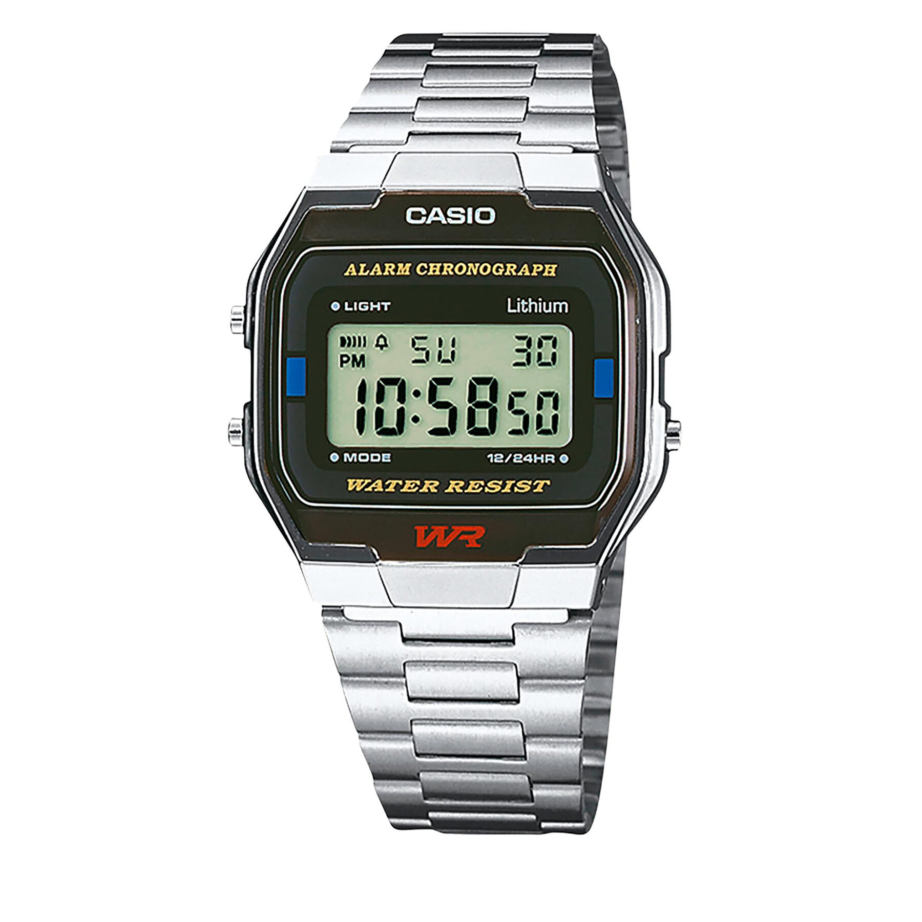 Uhr Casio Vintage A163WA-1QES Silver/Silver von Casio