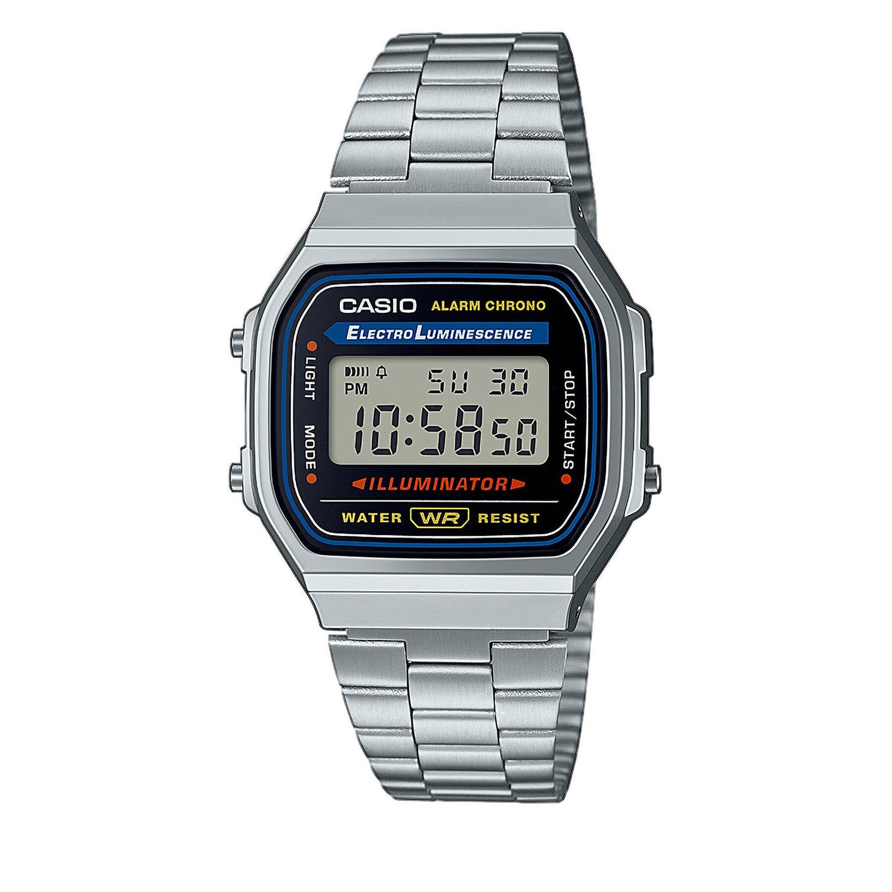 Uhr Casio Vintage A168WA-1YES Silver/Silver von Casio