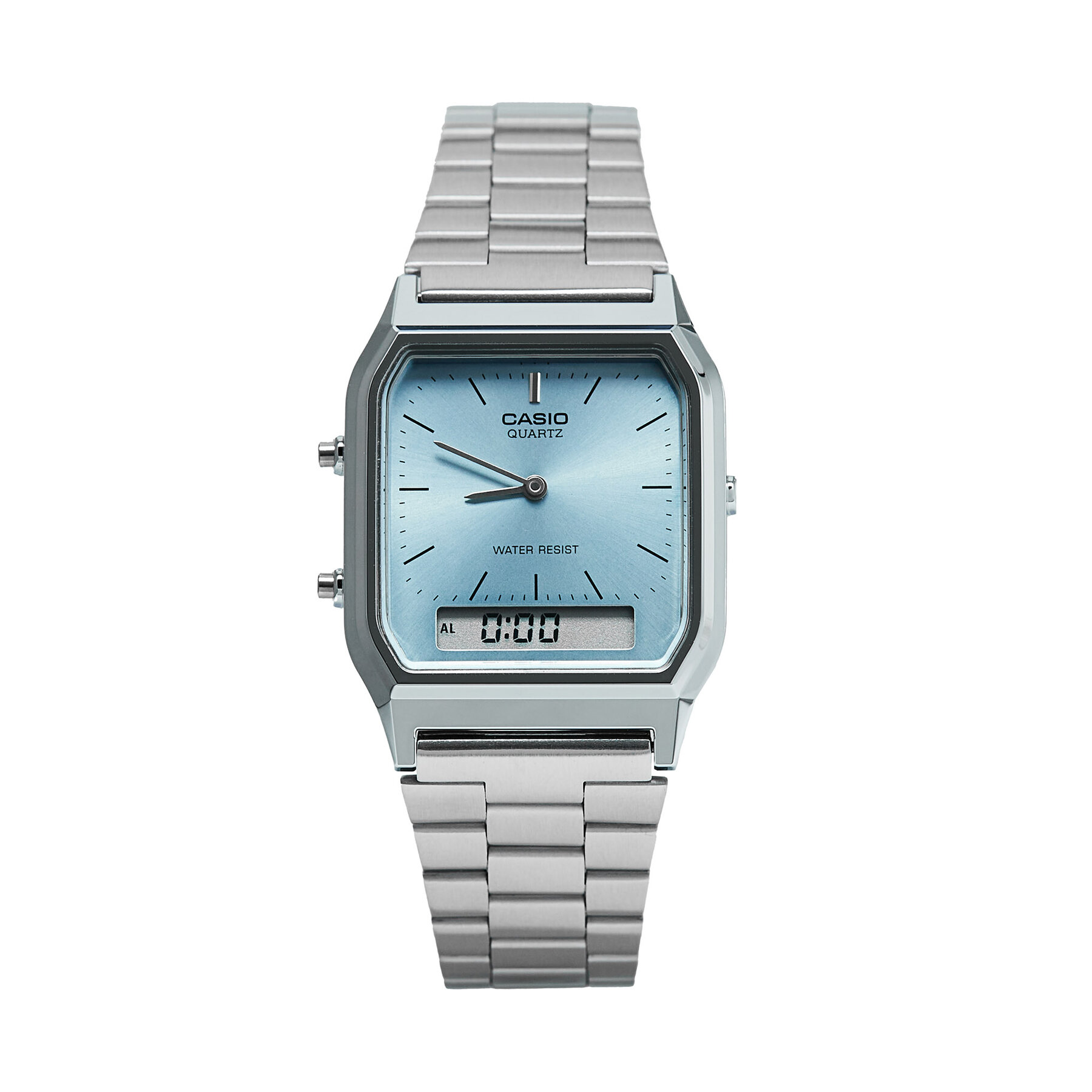 Uhr Casio Vintage Maxi AQ-230A-2A1MQYES Silver/Blue von Casio