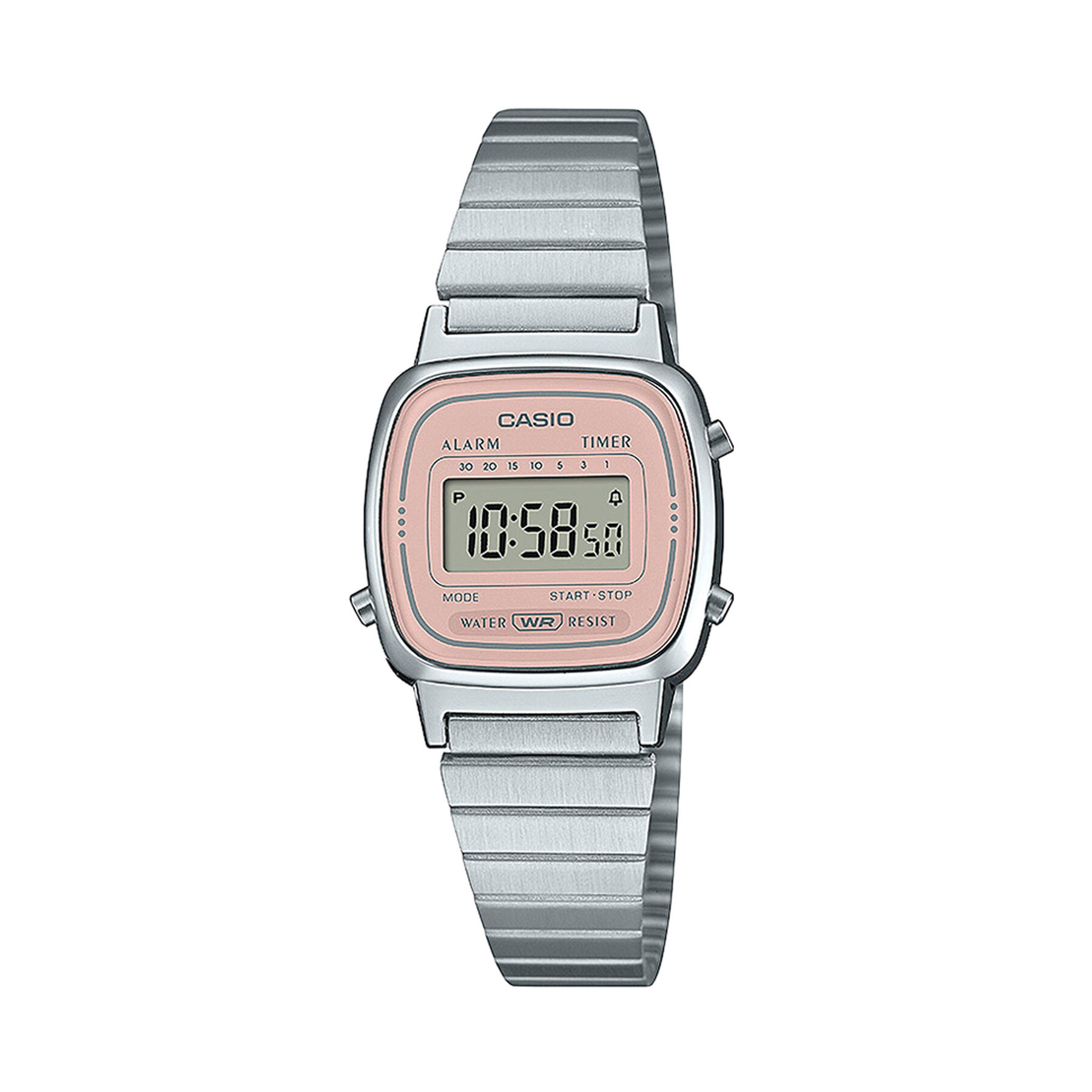 Uhr Casio Vintage Mini LA670WEA-4A2EF Silver/Pink von Casio