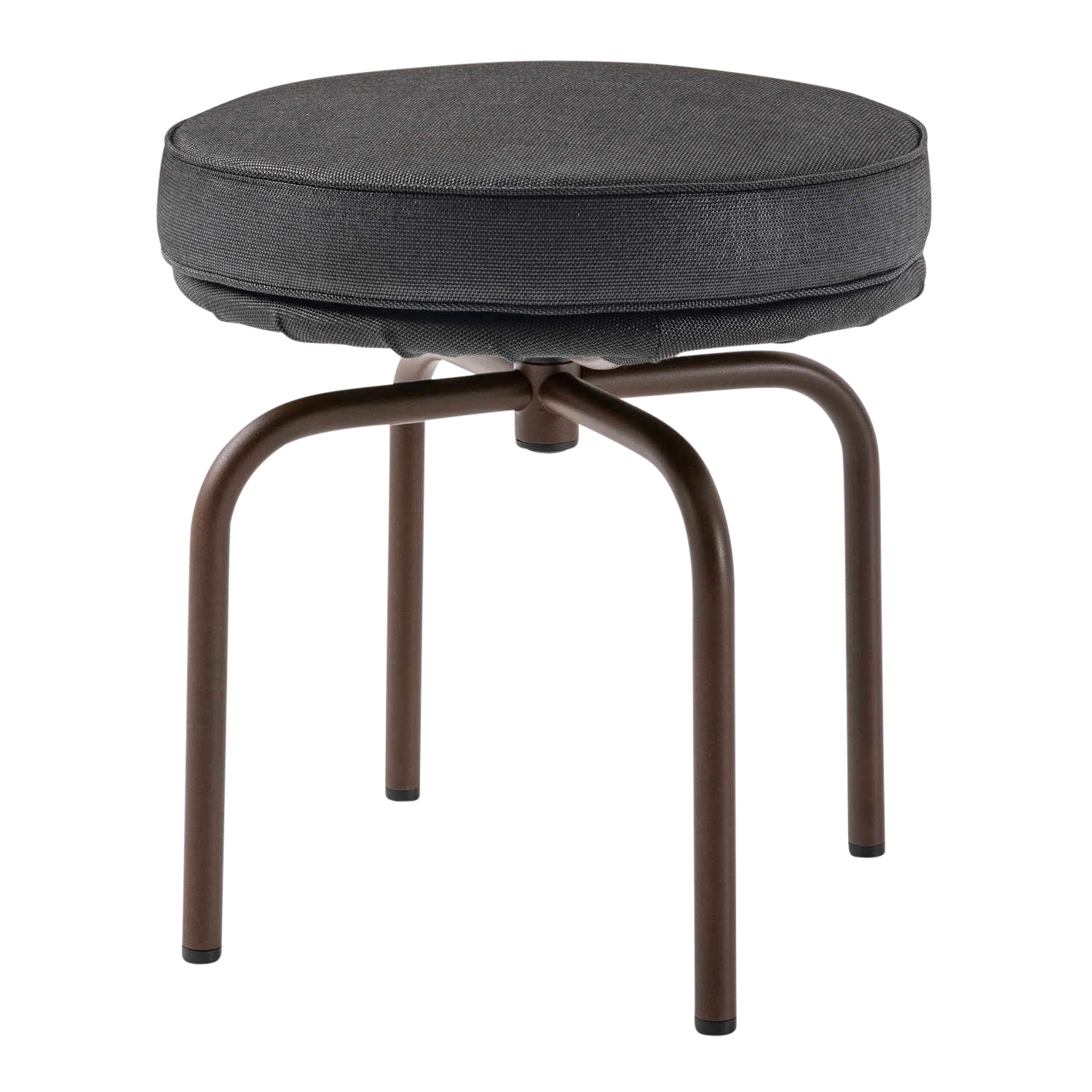 8 Tabouret tournant Outdoor LC8 Hocker, Gestell braun geprägt, Bezug outdoorstoff kemi l, 13l362 von Cassina