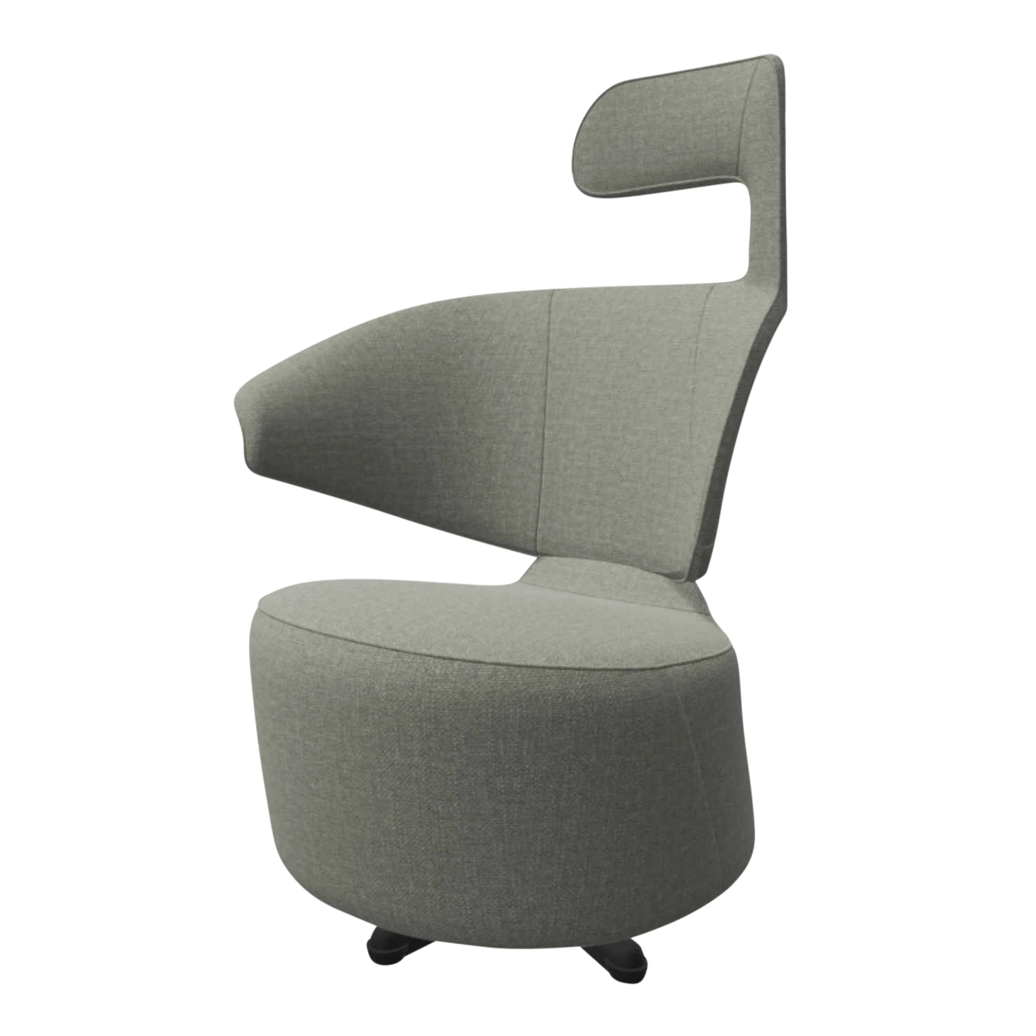 Canta K06 Sessel, Bezug stoff eremo e505 von Cassina