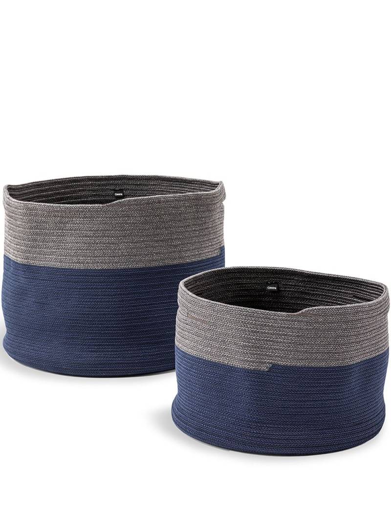 Cassina Podor set of two baskets - Blue von Cassina