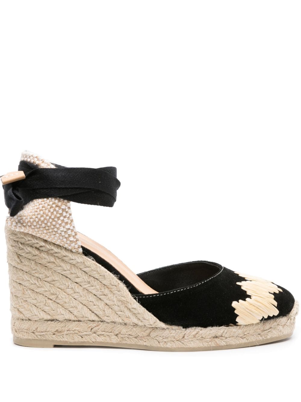 Castañer Cande 110mm wedge espadrilles - Black von Castañer