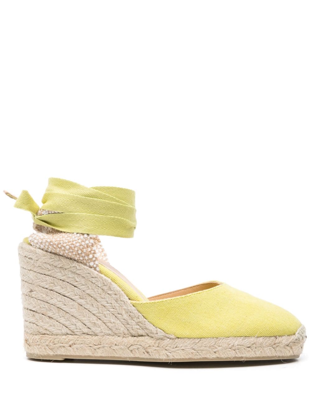 Castañer Carina 90mm wedge espadrilles - Green von Castañer