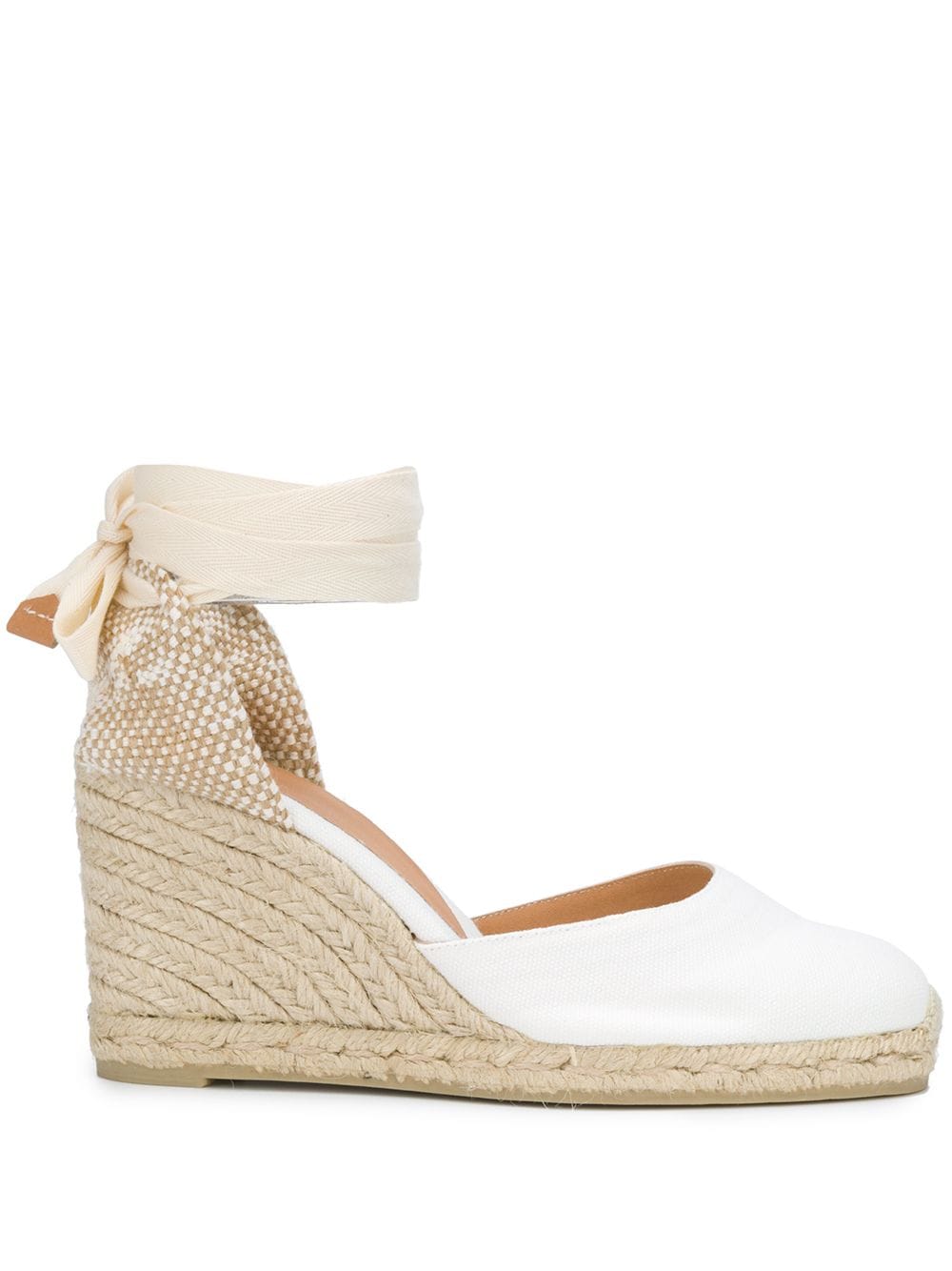 Castañer Carina wedge espadrilles - White von Castañer