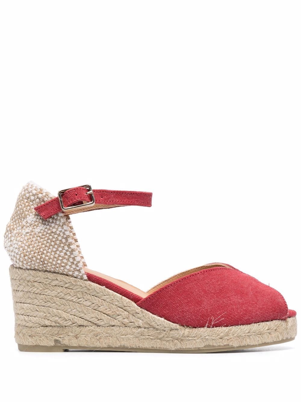 Castañer Carol canvas wedge espadrilles - Red von Castañer