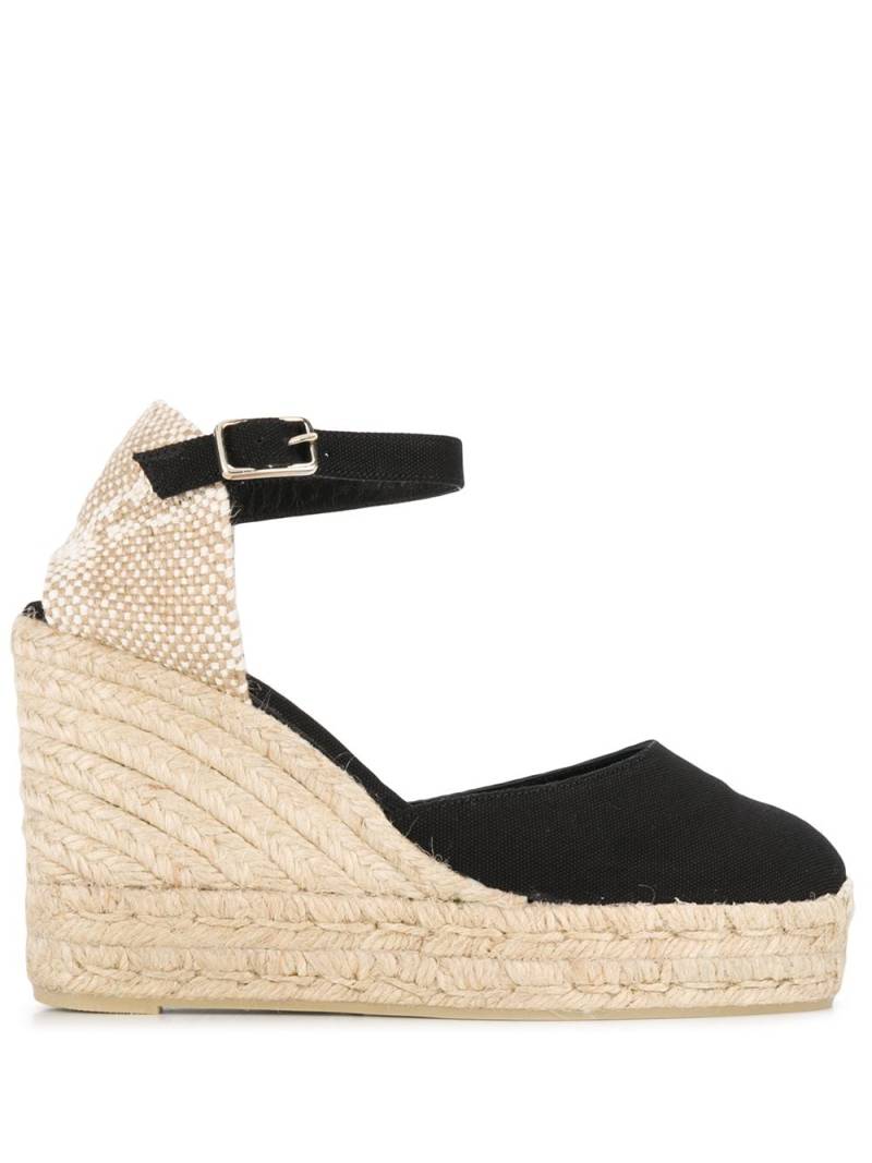 Castañer Carol espadrille wedges - Black von Castañer