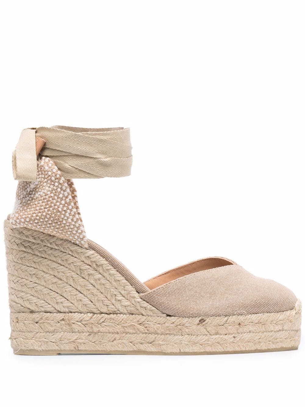 Castañer Chiara 110mm wedge espadrilles - Neutrals von Castañer