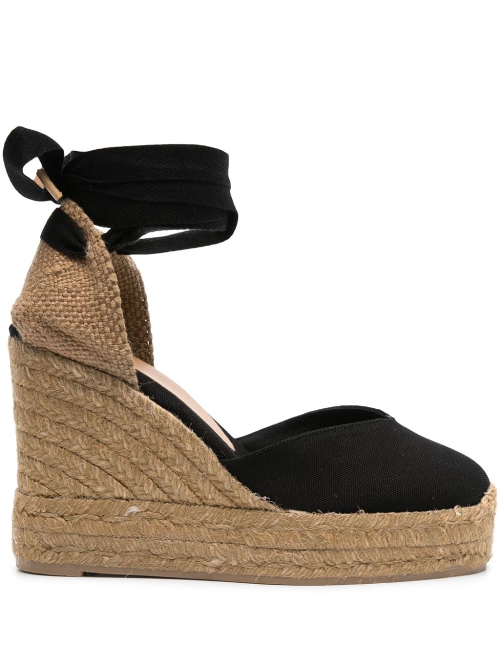 Castañer Chiara 115mm canvas espadrilles - Black von Castañer