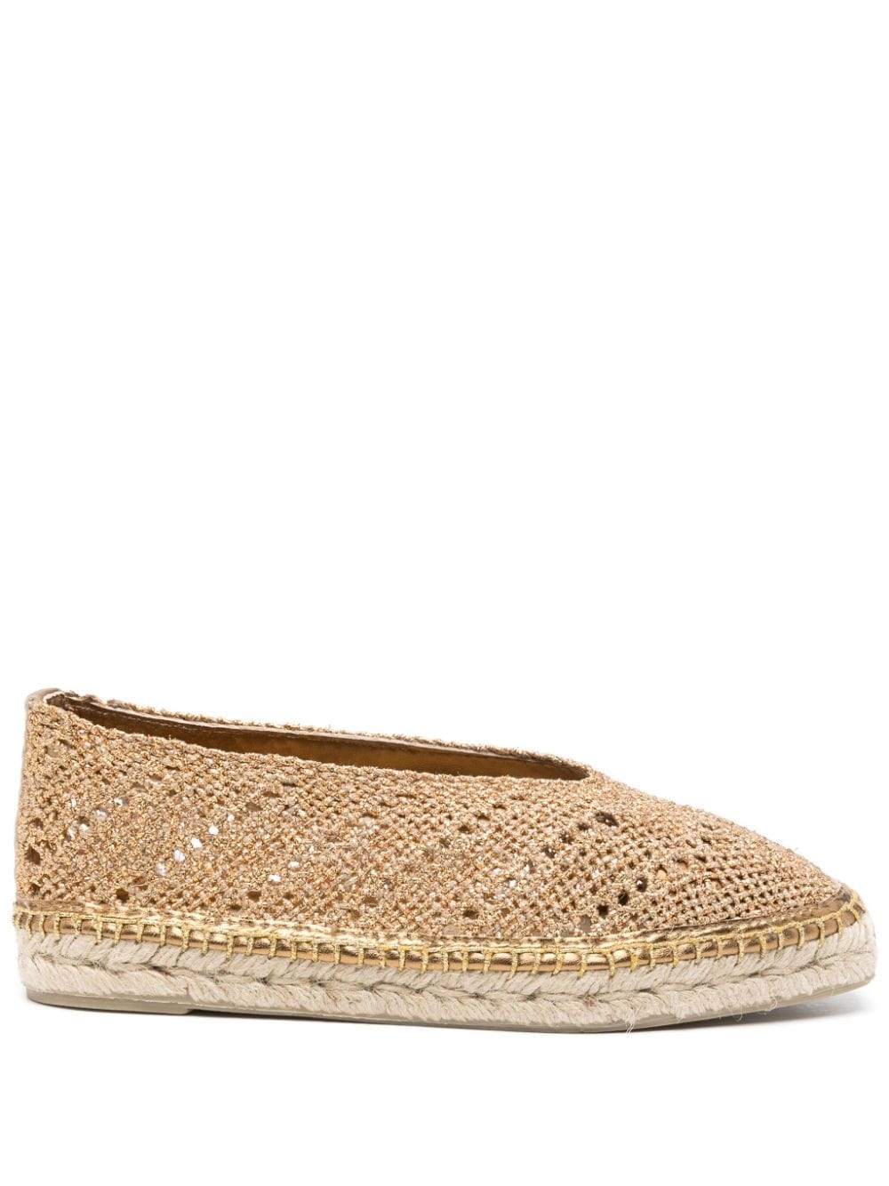 Castañer Kim lamé espadrilles - Gold von Castañer