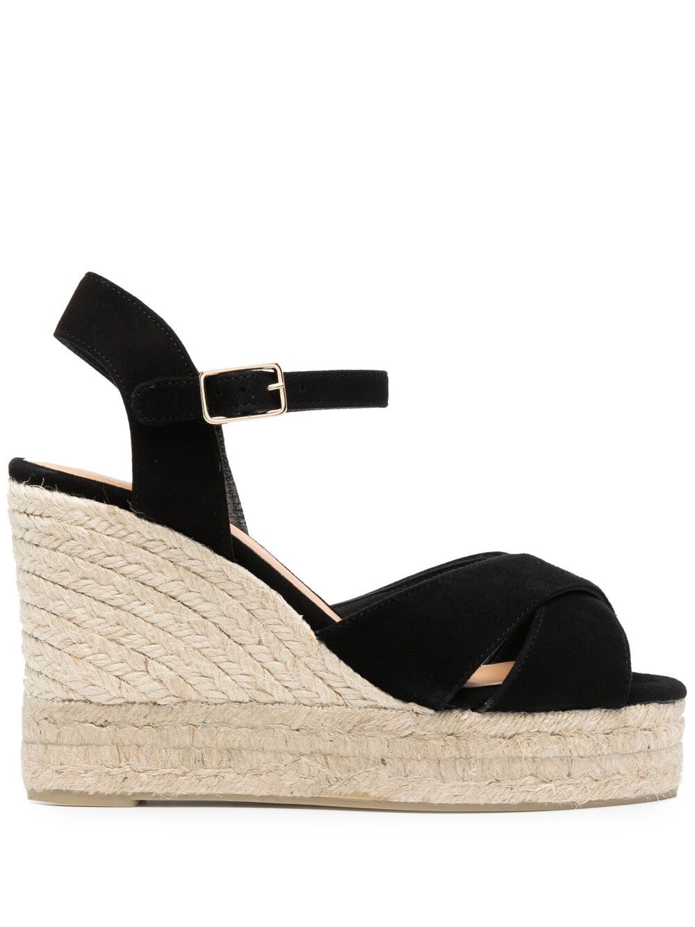 Castañer buckle-fastening platform espadrilles - Black von Castañer