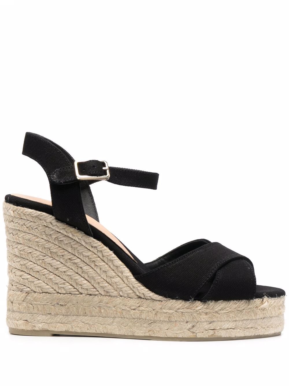 Castañer buckle-fastening platform espadrilles - Black von Castañer