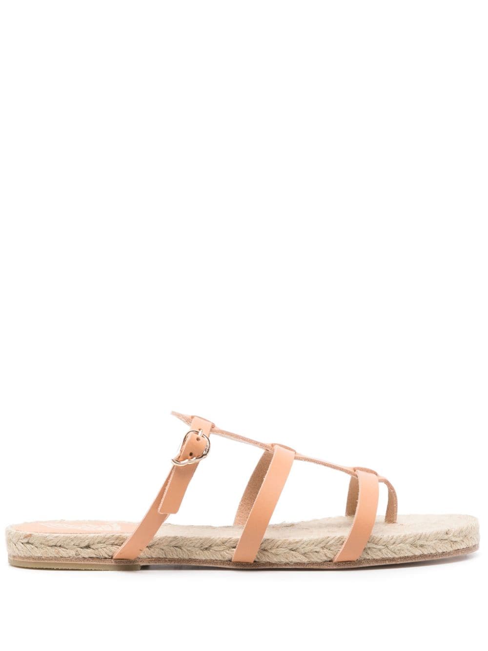 Castañer caged raffia-sole sandals - Neutrals von Castañer