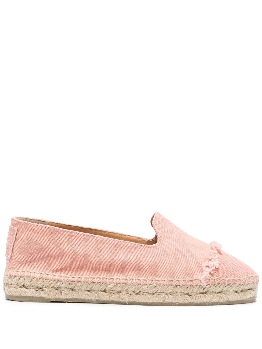 Castañer frayed-detailing flat espadrilles - Pink von Castañer