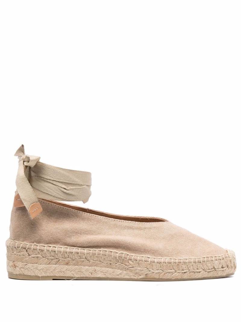 Castañer lace-up espadrilles - Neutrals von Castañer