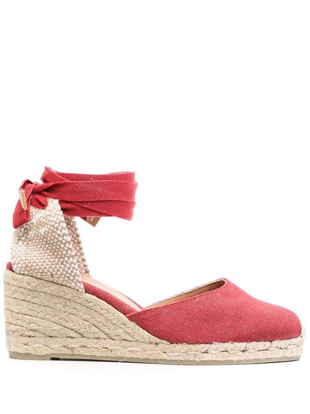 Castañer wedge-heeled espadrilles - Red von Castañer