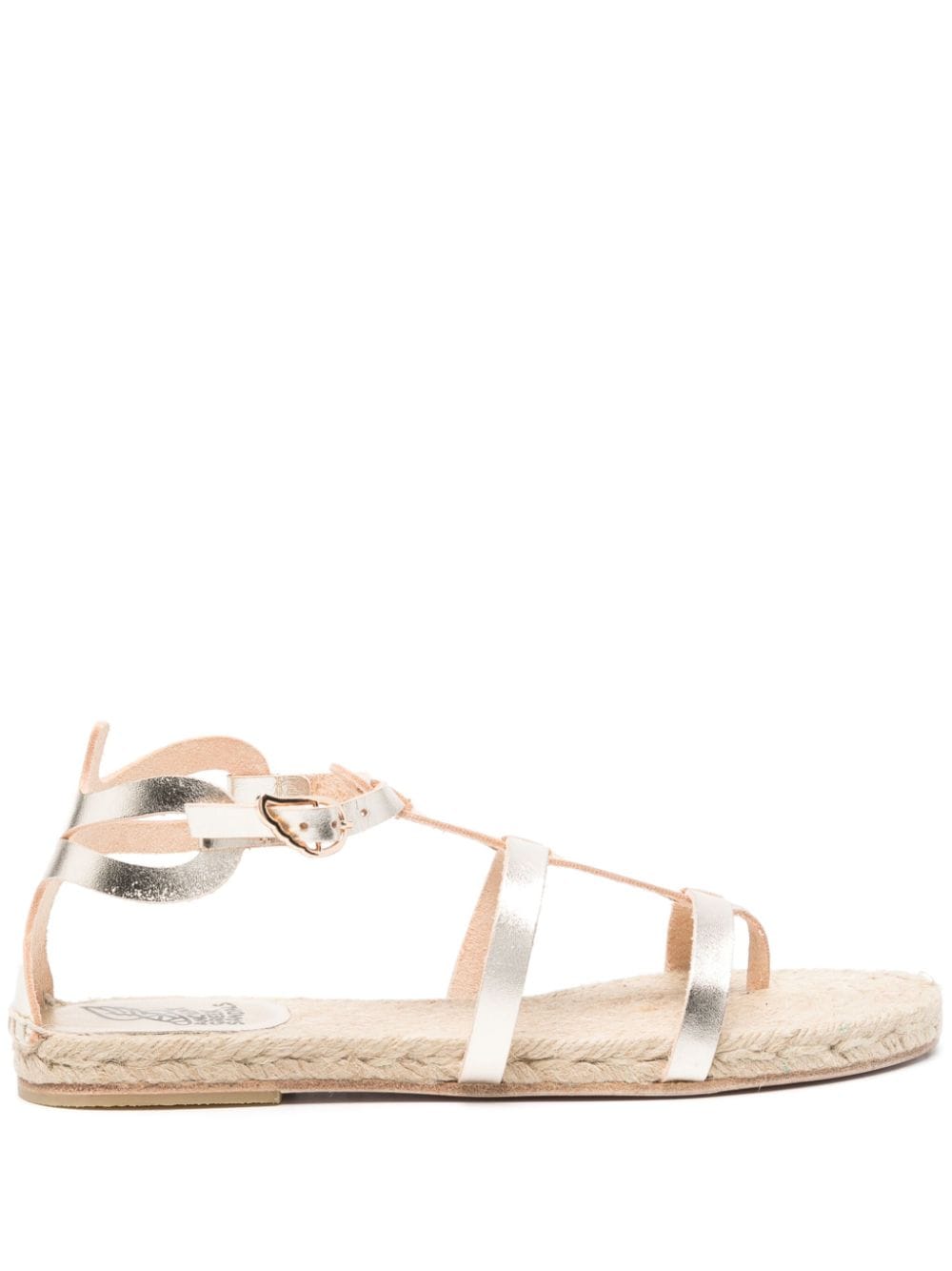 Castañer x Ancient Greek leather espadrilles - Gold von Castañer