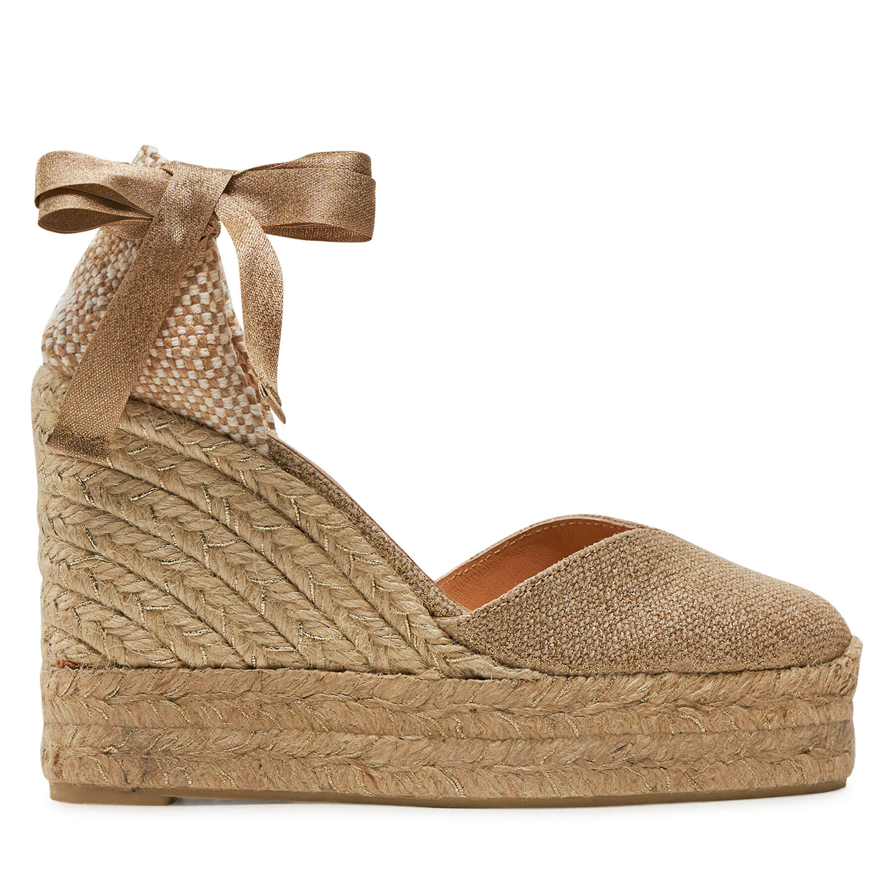 Espadrilles Castañer Chiara/8Ed/032 023196 Goldfarben von Castañer