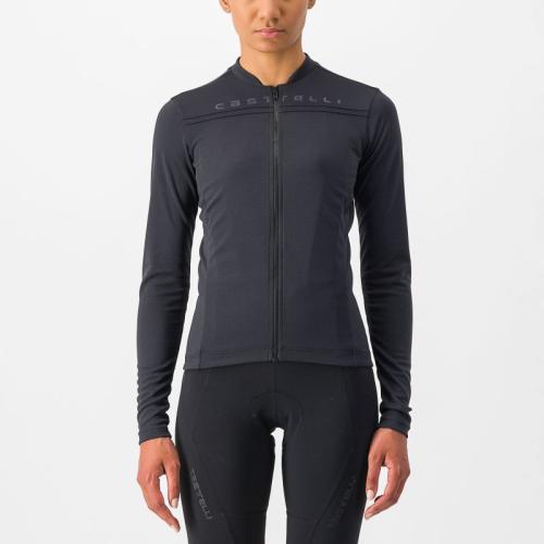 Castelli Anima 4 Long Sleeve Jersey - Light Black (Grösse: S) von Castelli