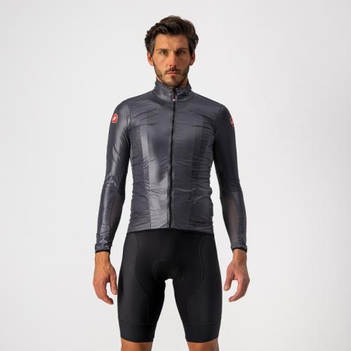 Castelli Aria Shell Jacket - Dark Gray (Grösse: 2XL) von Castelli