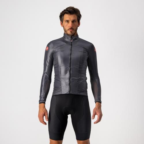 Castelli Aria Shell Jacket - Dark Gray (Grösse: XS) von Castelli