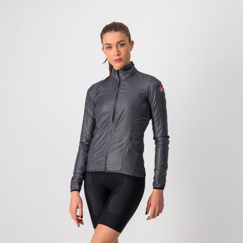 Castelli Aria Shell W Jacket - Dark Gray (Grösse: L) von Castelli