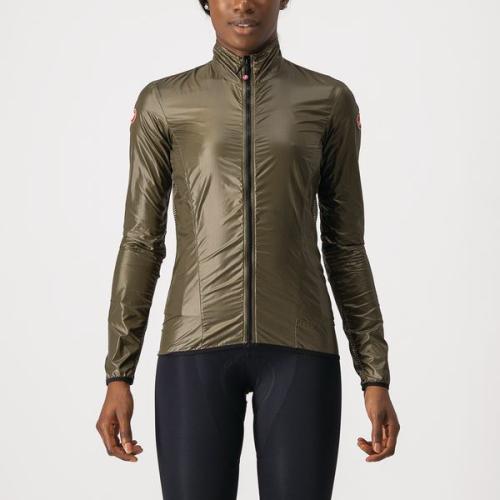 Castelli Aria Shell W Jacket - Moss Brown (Grösse: XS) von Castelli