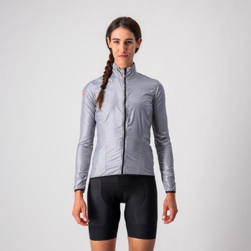 Castelli Aria Shell W Jacket - Silver Gray (Grösse: L) von Castelli