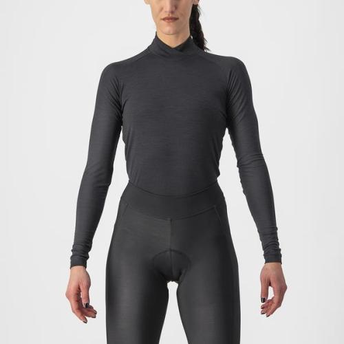 Castelli Bandito Wool W LS Baselayer - Black (Grösse: M) von Castelli