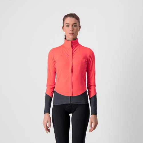 Castelli Beta RoS W Jacket - Brilliant Pink/Dark Gray (Grösse: S) von Castelli