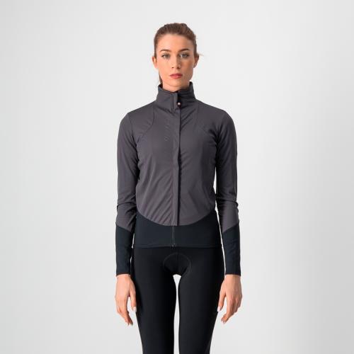 Castelli Beta RoS W Jacket - Dark Gray/Black (Grösse: S) von Castelli