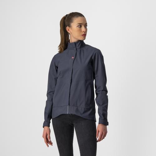 Castelli Commuter W Reflex Jacket - Dark Steel Blue (Grösse: M) von Castelli