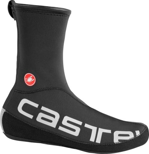 Castelli Diluvio Ul Shoecover - Black /Silver Reflex (Grösse: 2XL) von Castelli