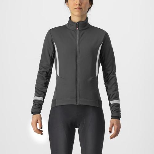 Castelli Dinamica 2 Jacket - Light Black/White Reflex (Grösse: L) von Castelli