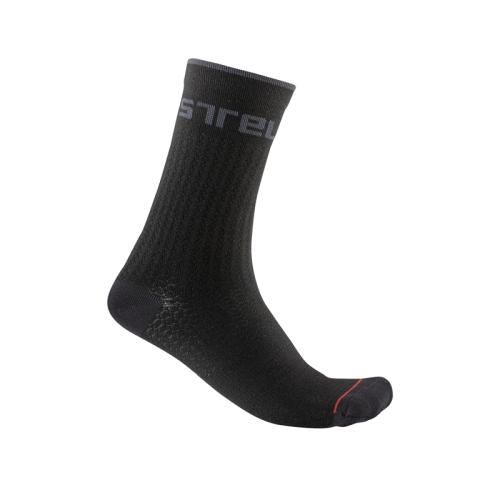 Castelli Distanza 20 Sock - Black (Grösse: L-XL) von Castelli