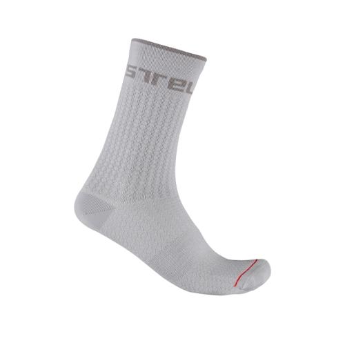 Castelli Distanza 20 Sock - Silver Gray (Grösse: 2XL) von Castelli