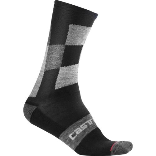 Castelli Diverso 2 18 Sock - Black (Grösse: S-M) von Castelli