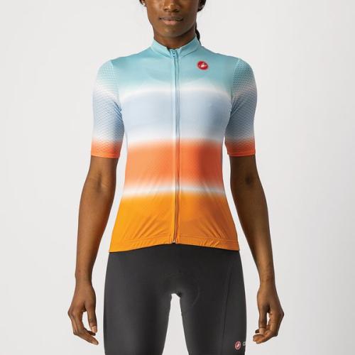 Castelli Dolce Jersey - Skylight/Pop Orange (Grösse: S) von Castelli