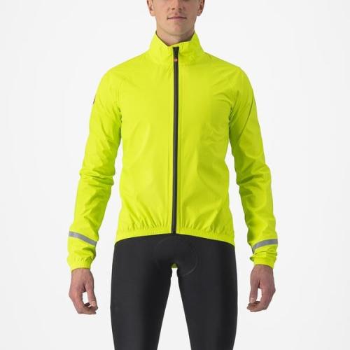 Castelli Emergency 2 Rain Jacket - Electric Lime (Grösse: S) von Castelli