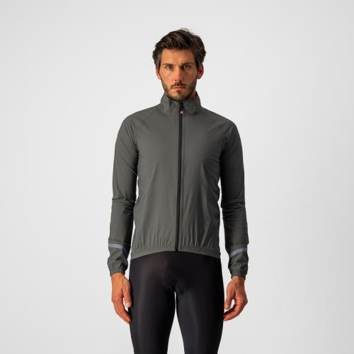 Castelli Emergency 2 Rain Jacket - Military Green (Grösse: S) von Castelli