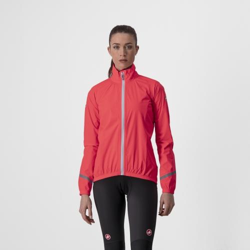 Castelli Emergency 2 W Rain Jacket - Brilliant Pink (Grösse: XS) von Castelli