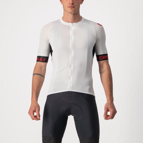 Castelli Entrata VI Jersey - Ivory/Light Black-Red (Grösse: M) von Castelli