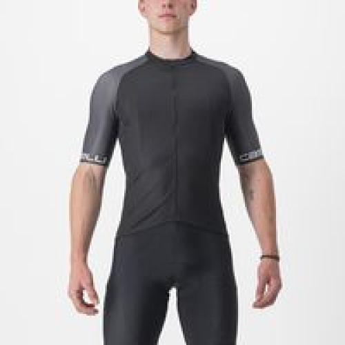 Castelli Entrata VI Jersey - Light Black/Dark Gray-Ivory (Grösse: XL) von Castelli
