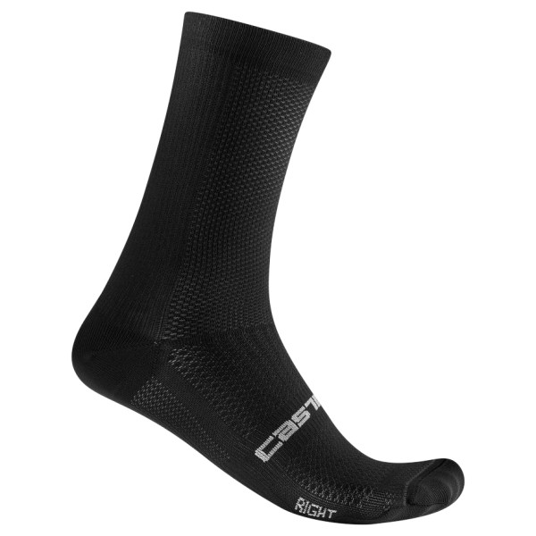 Castelli - Espresso 18 Sock - Velosocken Gr L/XL schwarz von Castelli