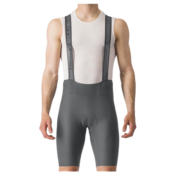 Castelli - Espresso Bibshort - Velohose Gr 3XL grau von Castelli